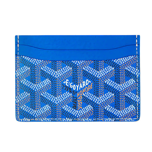 Goyard Saint Sulpice Navy Blue Card Holder