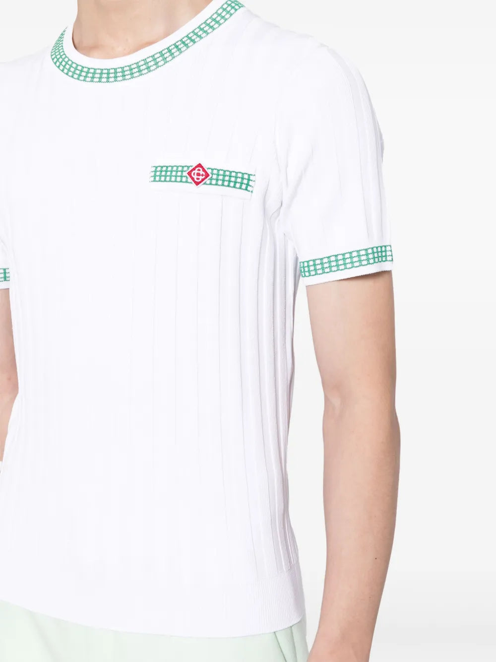 CasaBlanca White & Green T-Shirt
