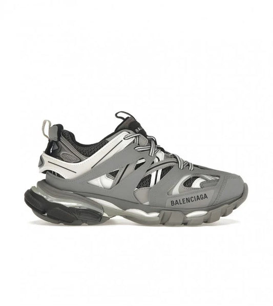 Balenciaga Grey & White Track Sneakers