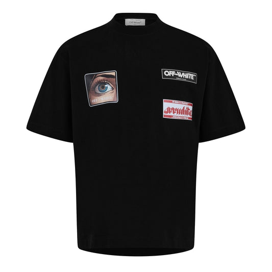 Off-White – Schwarzes T-Shirt „Off Eye“ 