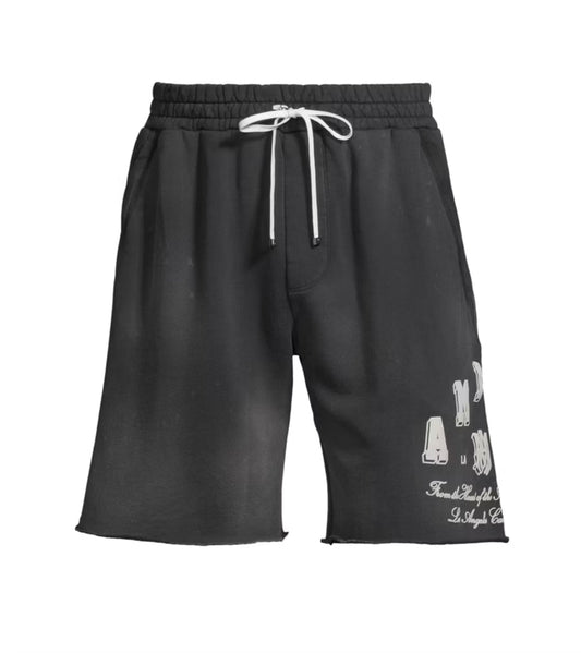 Amiri Black Short Pants
