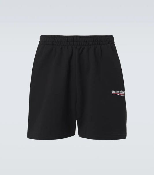 Balenciaga Czarne Krótkie Spodnie