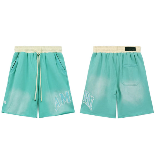 Amiri Ocean Blue Krótkie Spodnie